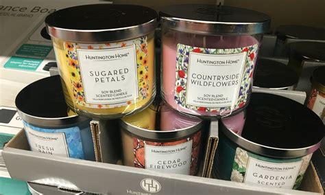 Huntington Home Scented Candles, $3.99 at Aldi