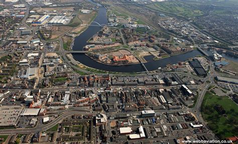 Stockton-on-Tees aerial photograph | aerial photographs of Great ...