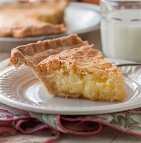 French Coconut Pie (Trisha Yearwood Recipe) - Bunny's Warm Oven