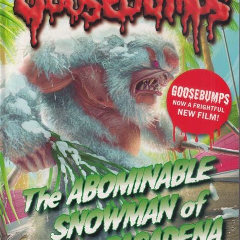 Goosebumps – The Abominable snowman of pasadena – Children's Bookshop in Sri Lanka