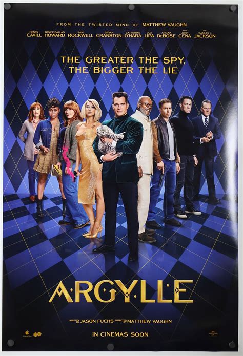 Argylle Original Theatrical Movie Poster 27x40 Final - Etsy