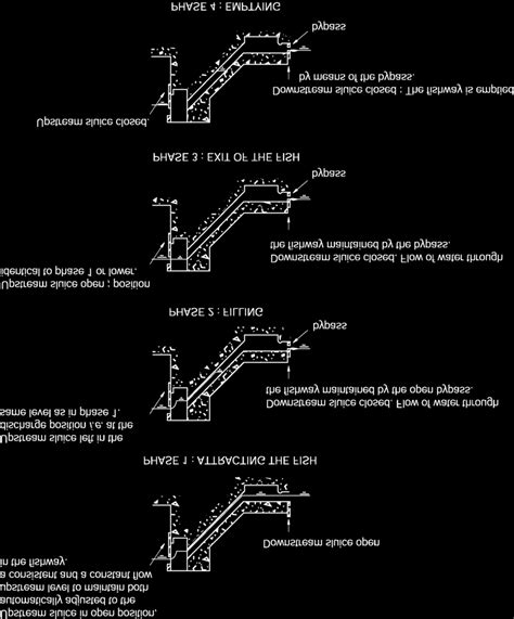 Diagram showing the operating principle of a fish lock. | Download Scientific Diagram