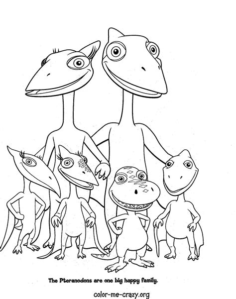 ColorMeCrazy.org: Dinosaur Train Coloring Pages