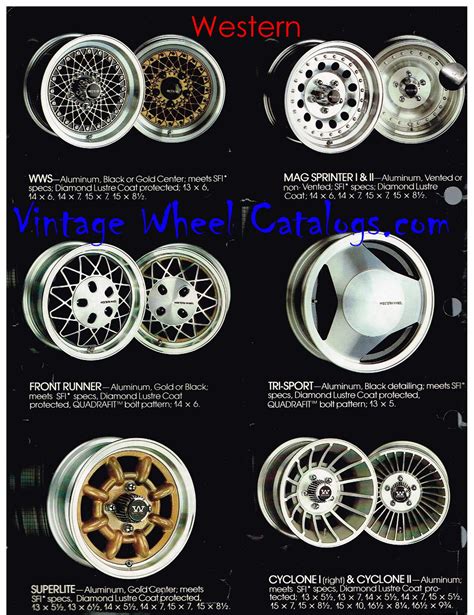 Western | Vintage Wheel Catalogs