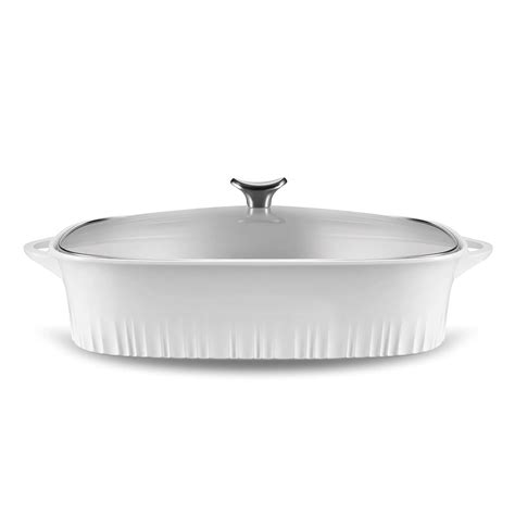 French White® QuickHeat Roaster With Lid Corningware | lupon.gov.ph