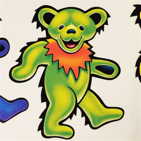 Grateful Dead PEEL Your BEARS Vintage Die-cut Sticker set - Etsy