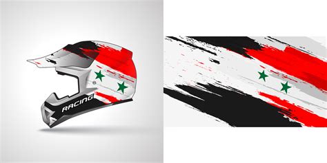 Racing helmet sticker 962878 Vector Art at Vecteezy