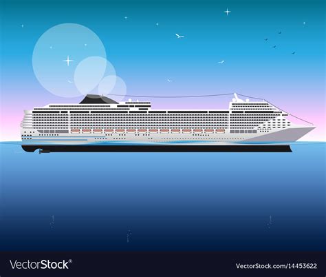 Cruise ship Royalty Free Vector Image - VectorStock