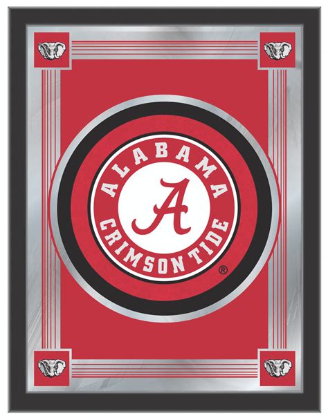 Alabama Crimson Tide Logo Wall Mirror