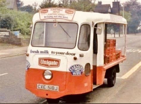 #70s #80’s Unigate milk float I remember milkman knocked every week to ...