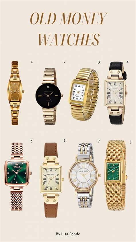 Old Money Aesthetic Watches for Women - The Old Money Jewelry Guide ...