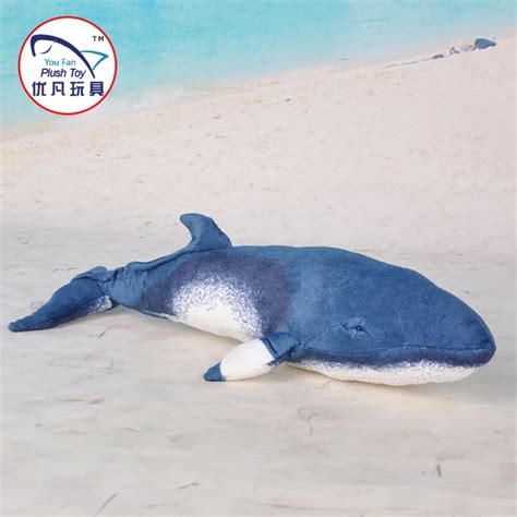 Realistic design Minke Whale soft toy plush material stuffed sea animal ...