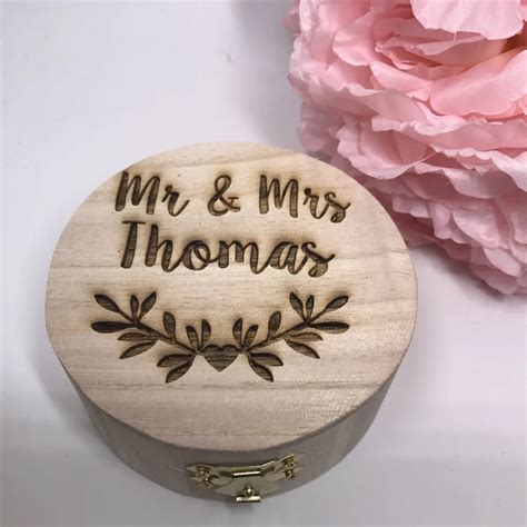 Personalized Rustic Ring Bearer Box , Custom Wedding Ring Box, Rustic Wedding Ring Bearer Pillow ...