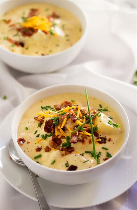 Copycat Loaded Baked Potato Soup - The Chunky Chef