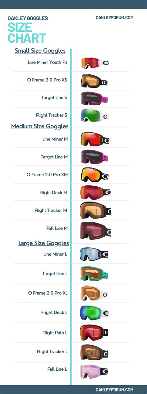 Oakley Goggles Size Guide 2024 [Full Dimensions Included]