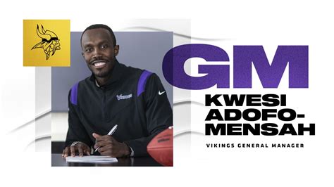 Vikings Hire Browns Executive Kwesi Adofo-Mensah As GM – WKTY