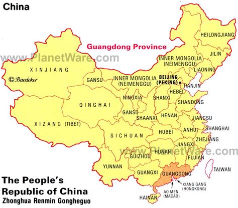 Map of China - Neighbouring Countries | PlanetWare