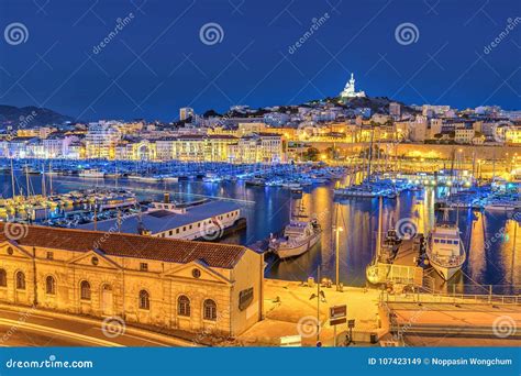 Marseille France stock image. Image of city, skyline - 107423149