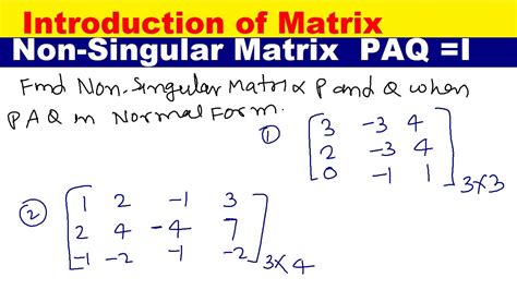 Singular And Non Singular Matrix Calculator - Vincent Griffin's Multiplying Matrices