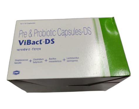 Pre & Probiotic Capsules DS Vibact DS, For Hospital, USV at Rs 1380 in ...