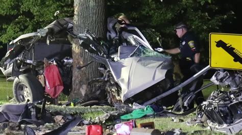 Vehicle destroyed in fatal high-speed crash [Video]