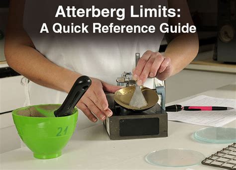 Atterberg Limits Test, What is the Purpose? - Gilson Co.