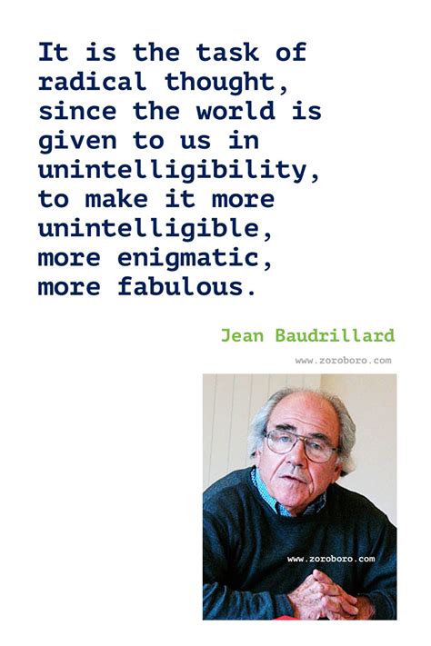 Jean Baudrillard Quotes. Jean Baudrillard Simulacra and Simulation ...