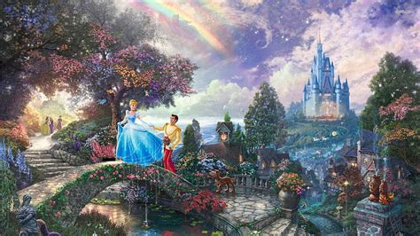 HD wallpaper: cartoons, 1920x1080, Cinderella, PrinceCharming, disney, castle | Wallpaper Flare