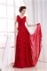 Long Red Chiffon Prom Dress, Layered Chiffon Evening Dress, Prom Gowns ...