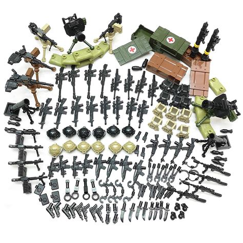 LEGO Guns Magnum Revolver Pistol Lot of 15 Handgun Army Military Weapon Pack Toys & Hobbies ...