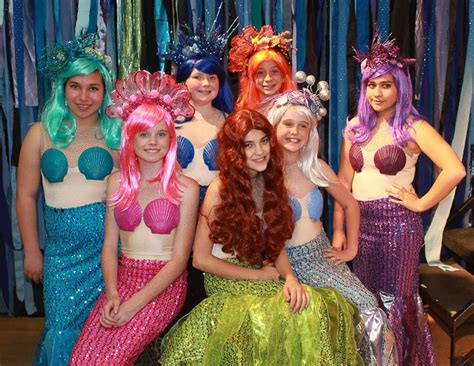 Ariel's Sisters Little Mermaid Hair, Little Mermaid Costume, Ariels Sisters, Theatre Company ...