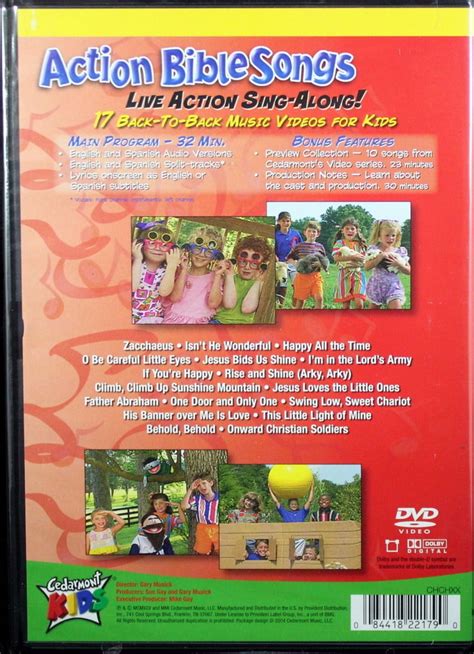 Provident Distribution Group Cedarmont Kids Action Bible Songs DVD