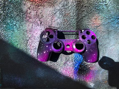 Custom Playstation 4 Controller Front Plate Spray Paint Art | Etsy