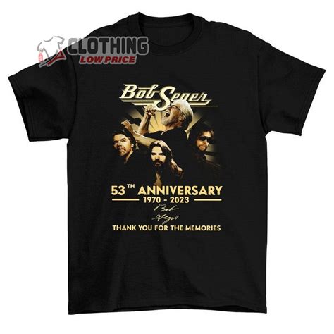 Bob Seger 53Th Anniversary 1970-2023 Shirt, Bob Seger Tour 2023 Shirt ...