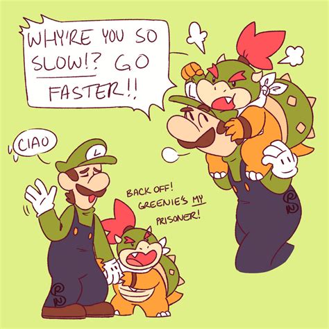 Luigi Vs Bowser Jr