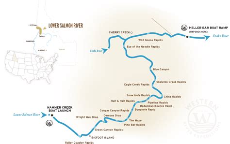 Lower Salmon River Map