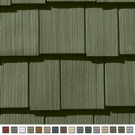 Cedar Impressions Double 7in. Staggered Perfection Shingle Siding (1/2 Square) - Spruce ...