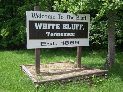 Geographically Yours Welcome: White Bluff, Tennessee