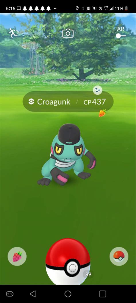 Shiny Croagunk | Pokemon GO Amino