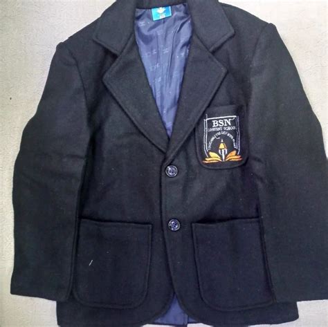 Boys School Uniform Black Blazer, Size: 28 Number at Rs 550 in Guna