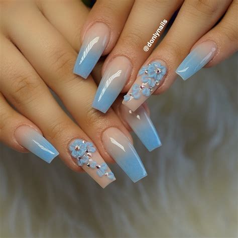Ombre Christmas Nail Designs Blue / Try these 25 ombré designs and inspo pics to copy right now ...