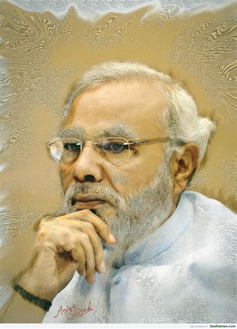 Digital Painting Of Narendra Modi | DesiPainters.com