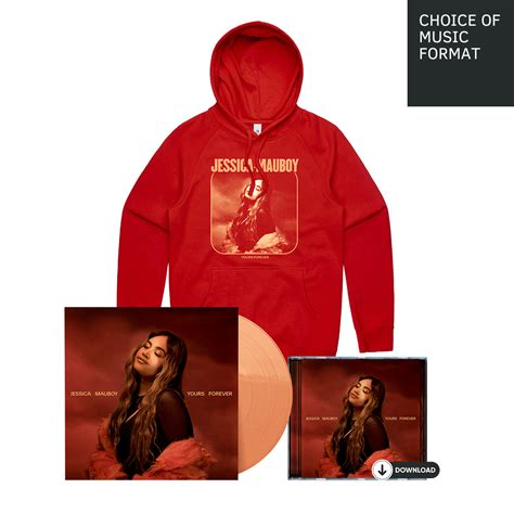 Yours Forever Red Hoodie Bundle + Signed Artcard – Warner Music Australia Store