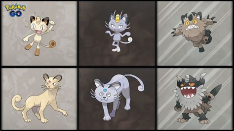 Pokemon Go: Evolving Meowth & Meowth(Alola) & (Galarian) Into Persian ...
