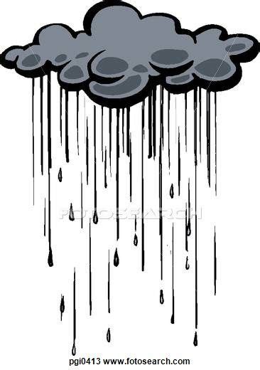 Drawing of Drawing of a rain cloud pgi0413 - Search Clipart, Illustration, Fine Art Prints, and ...