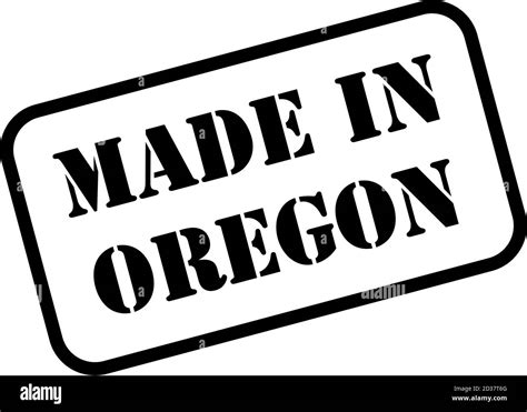Made in Oregon state sign in rubber stamp style vector Stock Vector Image & Art - Alamy