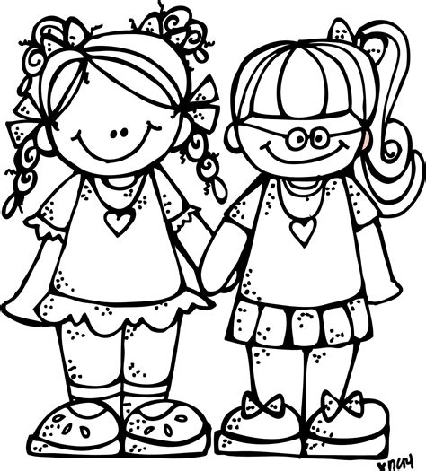 Download Good Friends Clipart Black And White - Friendship Clip Art ...