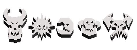 Free STL file Ork clans icons・3D printing model to download・Cults