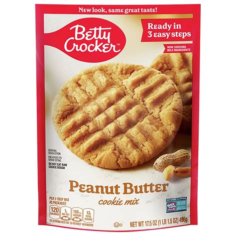 Betty Crocker Peanut Butter Cookie Mix - Shop Baking Mixes at H-E-B