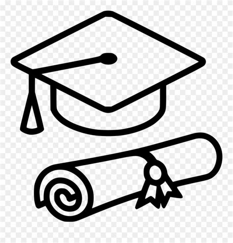 Graduation Cap Svg Png Icon Free Download - Graduation Cap Outline Png Clipart | Manualidades ...